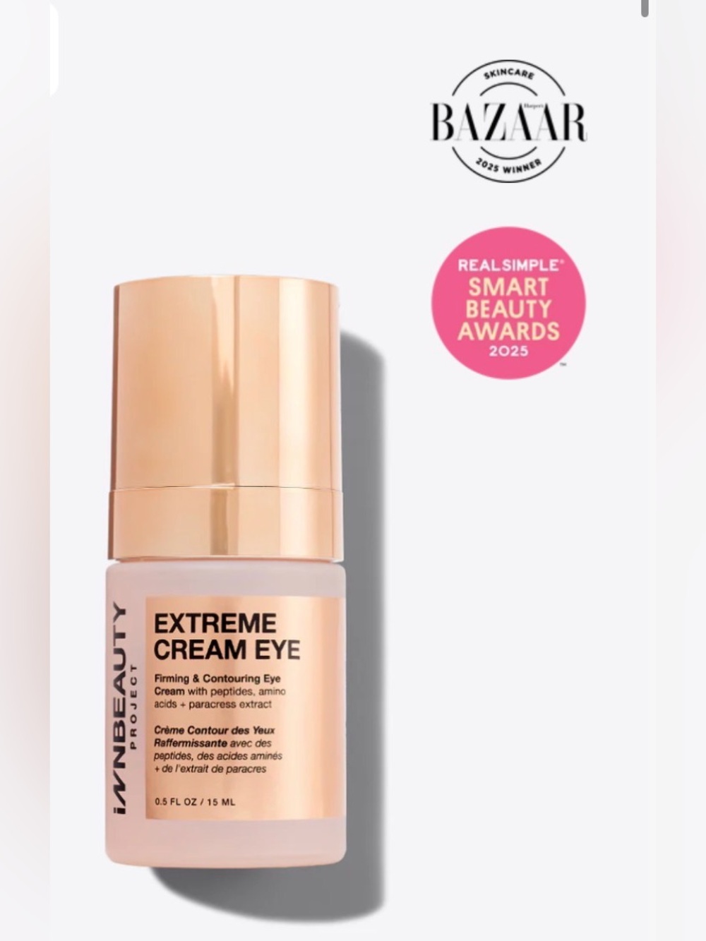 INNBEAUTY Extreme Cream Eye — Rose Gold Firming Eye Treatment